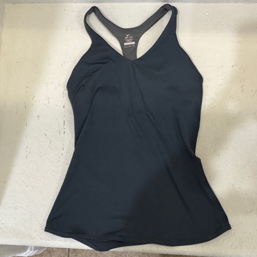 Nike Women's Charcoal Racerback Tank Top